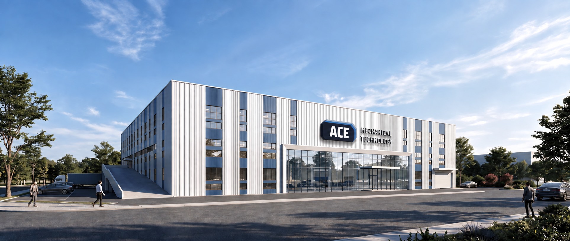 Artist impression of the new ACE factory