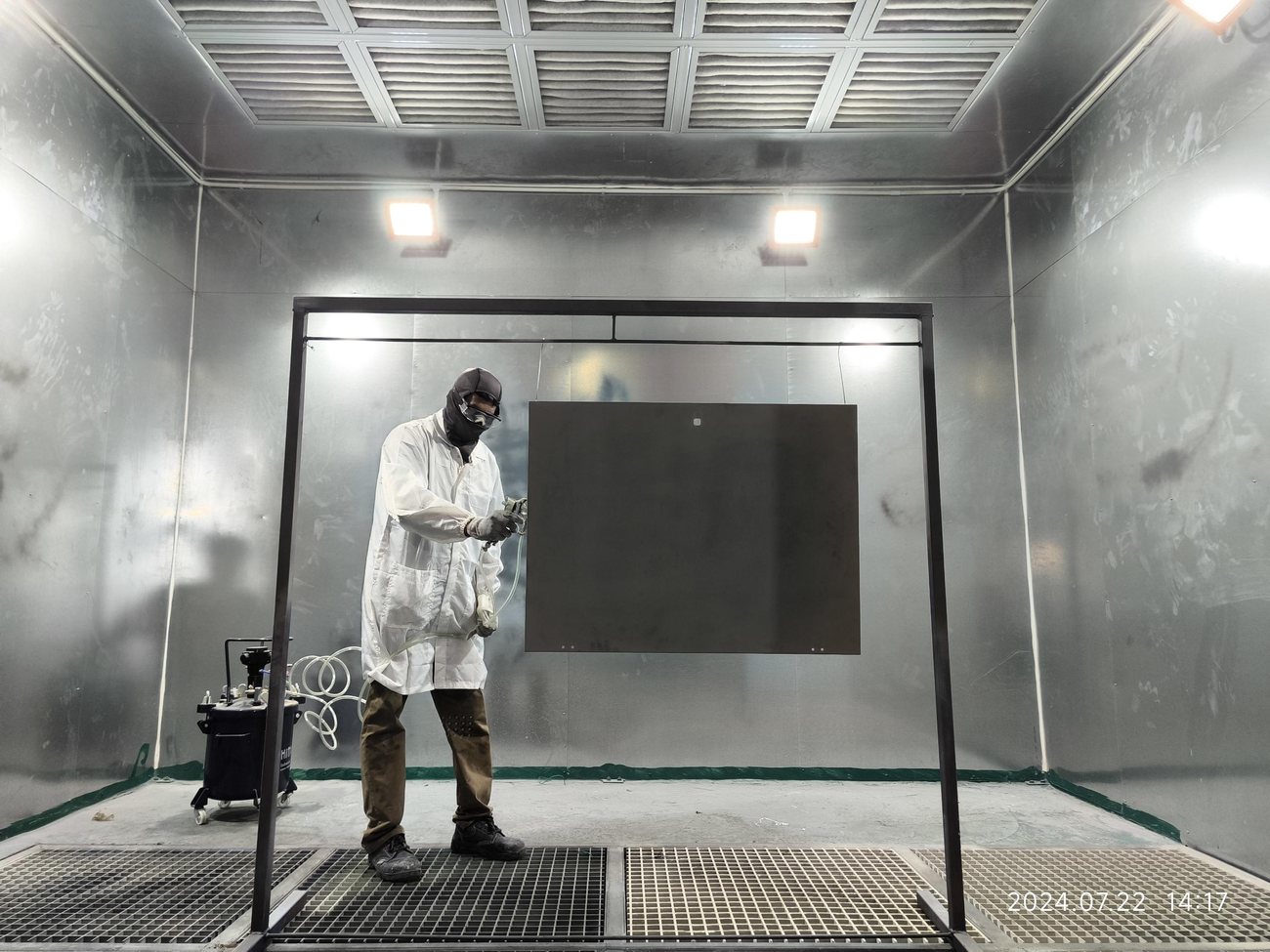 Spray-paint booth at ACE Malaysia